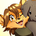 Rii and The Giant Stuffy by Daaberlicious