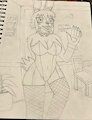Sally in the cafe by Jaybunn