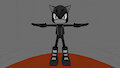 (GA) Stevo the Black Panther Sonic Force model~