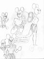 Female Clockwork Mouse sketches
