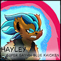 Hayley (Super Saiyan Blue Kaioken)