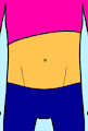 Enya's belly (close up) by NatGallery