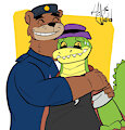 R.J. and Brok Fanart by Hell Hachiko