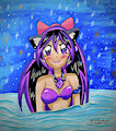 Traditional Doodle - OC Moon mermaid night! by GamerGirlOtaku