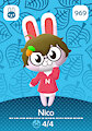Nico - Animal Crossing Card by carlykitty