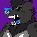 Werewolf sneeze -animated- by HunterStirling