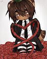 make a heart with guts