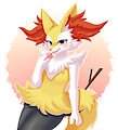 Braixen by FluffyHinu