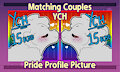 🌈 Couples Pride YCH Profile Pictures ~ Celebrate with LOVE! by fishys1