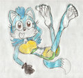 Iris The Fox's Legs Up