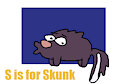 S is for Skunk Parody #1 - Skunk (Wayside) by BoatRocker22