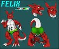 Felix the Guilmon Ref. (Clean)