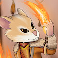 Tavich the Flame Oracle by WarlockRaccoon