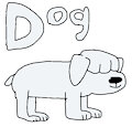 Mr Dog in Animal Alphabet #1 by KiffAndFriends