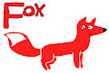 Red the Fox in Animal Alphabet #1