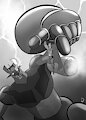 SUPERMAN VS MAZINGER Z by CHUBBYCOON