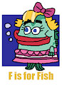 F is for Fish Parody #1 - Sally Fishlips by BoatRocker22