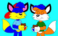 Alex and Billy Eating a Chocolate Eggs by ToonlandianFox2002