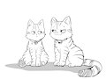 Sketch 341 - Ubi & Meow Meow by WinickLim