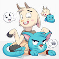 Chi Chi and Gumball by ZephyrusOrg