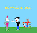 Happy Easter 2025 (Sebashton Dalmatian) by sebashton