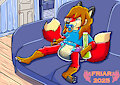 Couchlocked Fox