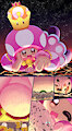 Giga godly princess toadette finger poke!