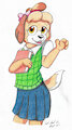 Isabelle puppy by SilverSimba01
