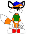 Billy the Fox Wearing a Sunglasses