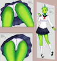 Fuku Fire, the schoolgirl from Deltarune by JavithecyborgGX20