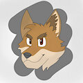 My second drawing : The brown wolf