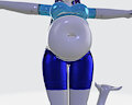 Saki's Belly in 3D