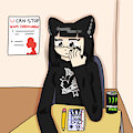 alice in college, circa 2016 by kittydeer