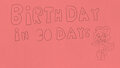 Birthday is coming soon