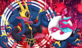 Medusamon and Elizamon by imposterDude