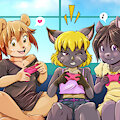 Collet: Gaming with Some Friends by RisingDragon