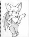 Rouge the bat by Poccipol