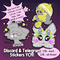🌸✨ Spring Discord & Telegram Stickers YCH! ✨🌸 by fishys1