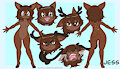 [Commission] Jess Deer Ref Sheet #SFW by mrpandragon