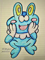 Crayon doodle - Froakie!