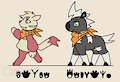 Leuca and Barneby by Arcfiend150