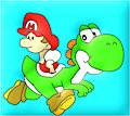 yoshi and baby mario