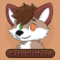 Badge art head commission for CarlClifford