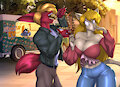 Food Truck with Leona & Trust by Toughset by UnusualUnity