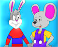 Reader Rabbit and Matilda Mouse by frogtable125