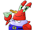 Krabs has money