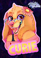 [BADGE] Curie the Golden Lab by MAWbomb