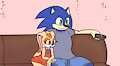 watching cartoons with Cream by headsnacke