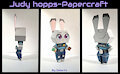 Judy Hopps Papercraft by zailartx