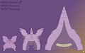 0032-0034 Nidoran Family (Male)